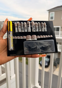 Gray Silver Cross Set
