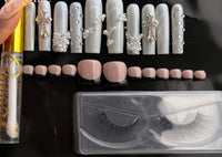 White Pearl Cross Set